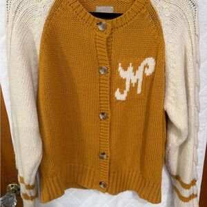MOTHER Mustard Knit Sweater